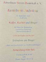 Kunterbunter Nachmittag mit Bingo - bitte anklicken!