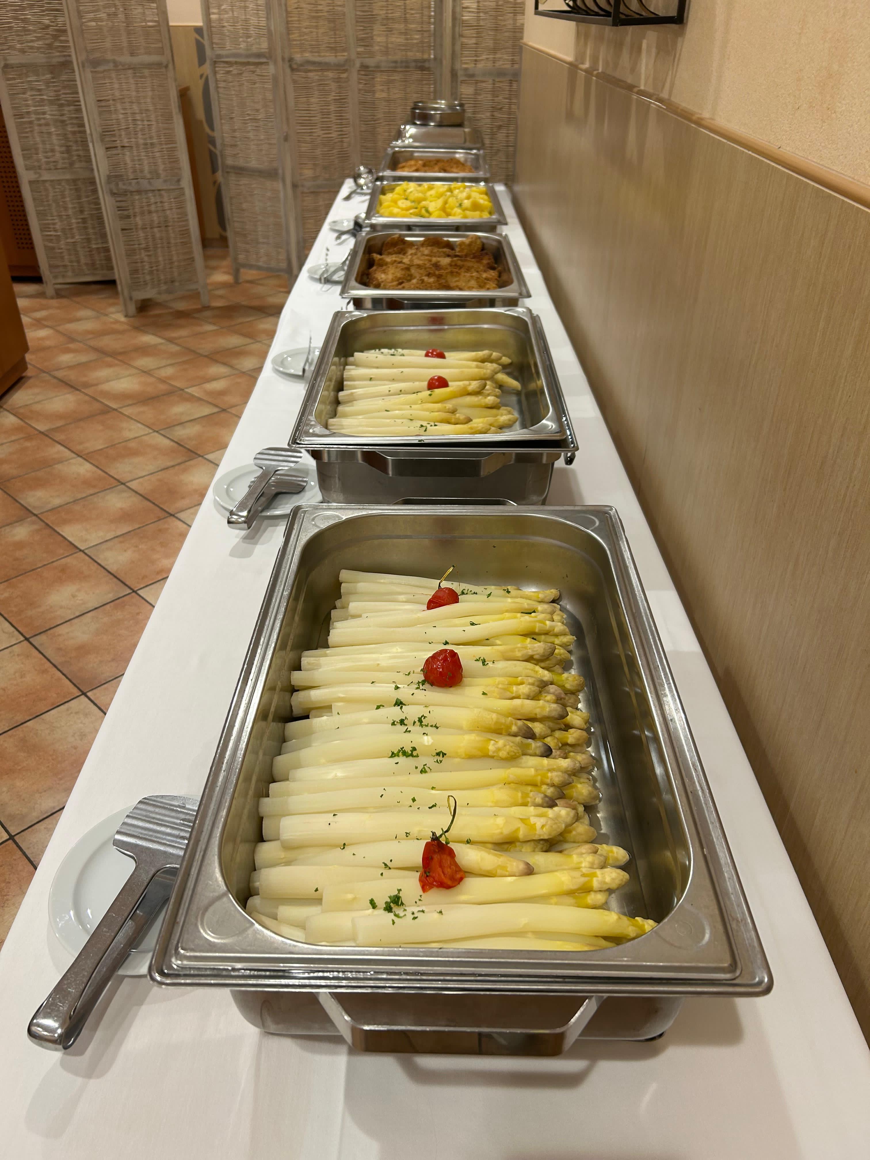 gekochter Spargel