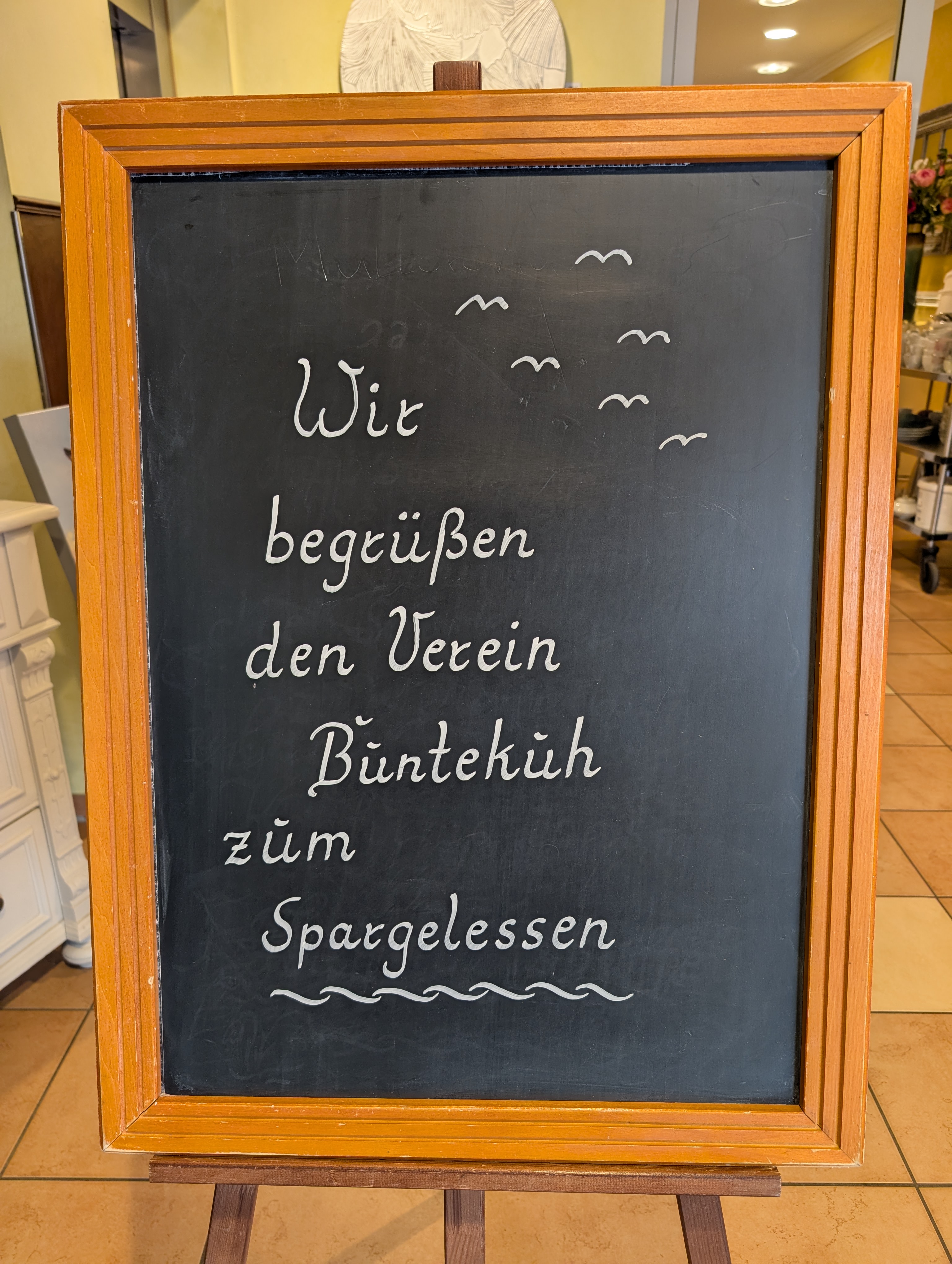 Wollkommens-Schild